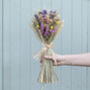 Colourful Wildflower Dried Flower Posy, thumbnail 1 of 12