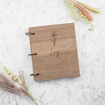 Personalised Birth Flower Book Birthday Gift For Daughter, 3 of 9