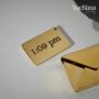 Personalised Letter Envelope Necklace, thumbnail 2 of 3