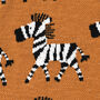 Mustard Zebra Throw, thumbnail 2 of 2