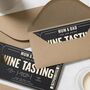 Personalised Gold Foil Wine Tasting Voucher For Parents, thumbnail 7 of 9