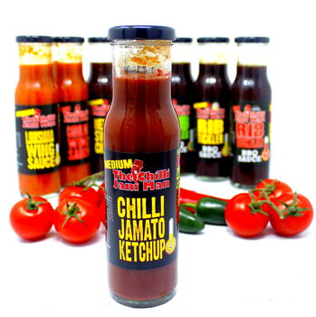 'Ho Ho Hot Christmas' Chilli Sauce Gift Set, 4 of 6