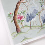 Pastel Chinoiserie Print Birds With Nature, thumbnail 4 of 6
