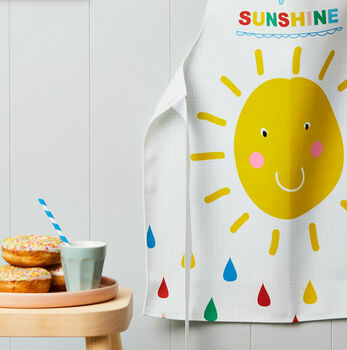 Children's Bright Sunshine Baking Apron, 3 of 3