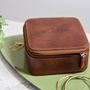 Personalised Leather Travel Jewellery Case For Her, thumbnail 6 of 10