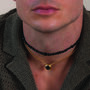 Black Agate Mixed Bead Semi Precious Relaxed Choker Necklace, thumbnail 9 of 9