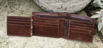 Personalised Vegetable Tanned Leather Wallet Rfid, 11 of 11