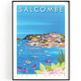 Salcombe, Devon Wall Art, Can Be Personalised, thumbnail 1 of 3