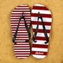 Personalised Striped Flip Flops, thumbnail 5 of 5