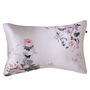 Silk Pillowcase Pink 100% Pure Soft Mulberry Silk Floral Luxury Hair Care Standard Double 50x75cm, thumbnail 5 of 7