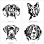 Personalised Pet Illustration Dog Coaster, thumbnail 2 of 2