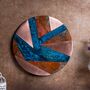 Copper Wall Art With Verdigris Patina, 300 Mm Diameter, thumbnail 5 of 5