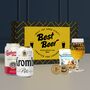 Personalised Budvar And Krombacher Lager Craft Beer Gift Set With Glass, thumbnail 1 of 3