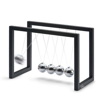 Executive Desk Toy Newtons Cradle Swinging Ballgame, 2 of 3