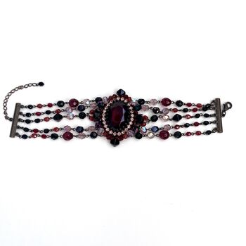 Berry Evening Beaded Necklace Or Bracelet, 3 of 4