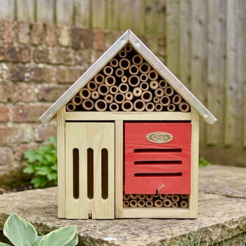 Large Wooden Insect Hotel, Bee Hotel And Bug House, 7 of 12