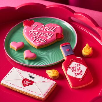 Hot Stuff Valentine's Letterbox Iced Cookie, 2 of 10