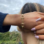 Personalised Gold Horsebit Bracelet Bangle For Women, thumbnail 2 of 7