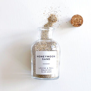 Personalised Honeymoon Sand Bottle, 5 of 9