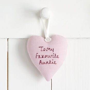 Personalised Mini Hanging Heart Gift For Her, 4 of 12