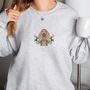 Personalise Afghan Hound Sweatshirt With Name, thumbnail 5 of 9