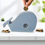 Personalised Whale Money Box With Engraved Message Keepsake Gift, thumbnail 3 of 3