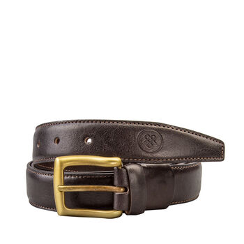 Personalised Groomsmen's Leather Belt. 'The Gianni B', 5 of 12