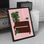 Piano Houseplant Print | Instrument Music Poster, thumbnail 3 of 10
