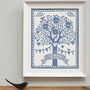 Personalised Family And Pets Tree Framed Print, thumbnail 2 of 4