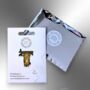Small Hang In There Cat Tiger Cat Enamel Pin, Encouragement Brooch Badge, Mental Health, Supportive Friendship Gift, thumbnail 5 of 8