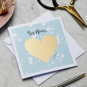 Personalised Birthday Heart Scratch Card, 4 of 7
