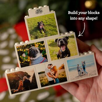 Personalised Lego® Brick Photo Block Christmas Advent Calendar, 7 of 9