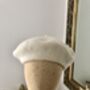 Ivory Beret With Optional Veil And Accessories, thumbnail 8 of 12