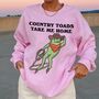 'Country Toads' Funny Frog Sweatshirt, thumbnail 2 of 5