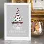 Personalised 'Tree Of Singing Robins' Christmas Card, thumbnail 2 of 2