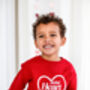 Valentines 'Mini Heartbreaker' Personalised Name Embroidered Sweatshirt, thumbnail 9 of 9