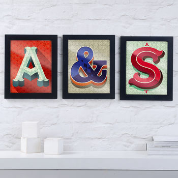 Framed Alphabet Pop Art Style Jigsaw, 4 of 8