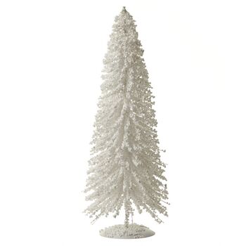 Large White Snowy Christmas Tree, 5 of 5