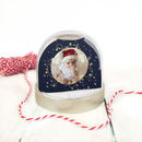 Personalised Photo Christmas Snow Globe By Sarah Catherine