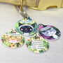 Cat ID Name Tag Personalised Jungle Themed, thumbnail 8 of 8