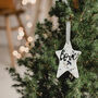 Love, Joy, Noel Star Christmas Ornament, thumbnail 1 of 5