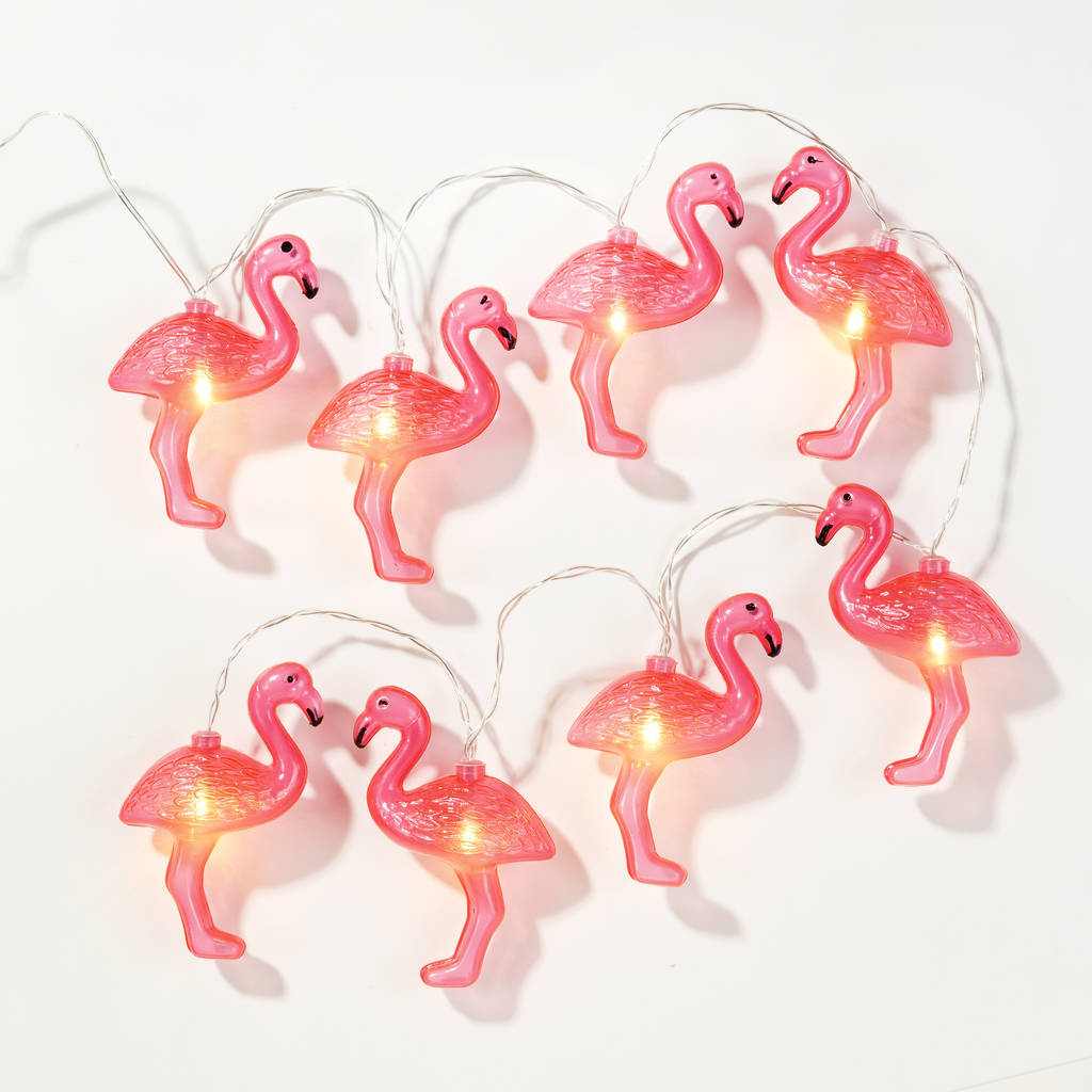 Battery Flamingo String Lights, 1 of 4