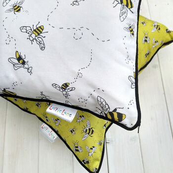Buzzy Bees Organic Cotton Cushion, 3 of 6