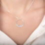 Birthstone Personalised Circle Necklace, thumbnail 2 of 10