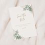 Eucalyptus Wedding Save The Dates, thumbnail 1 of 4