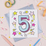'5th' Birthday Card, thumbnail 2 of 2