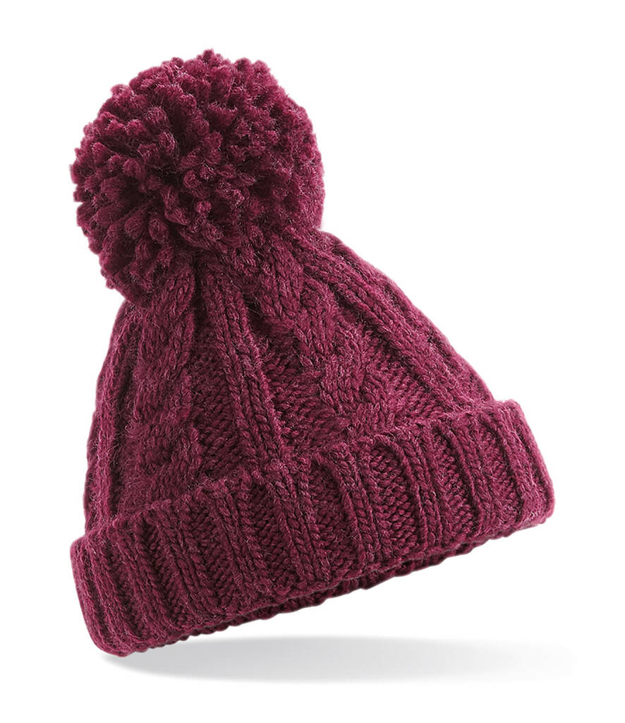 Kids Cable Knit Bobble Hat By Megan Claire ...