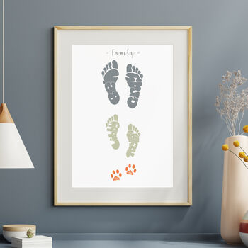 Following In Your Footsteps Print, 4 of 4