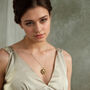Antique Pastoral Bird Locket Necklace, thumbnail 2 of 11