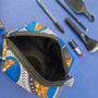 African Print Cosmetic Make Up Bag | Bolande Print, thumbnail 1 of 5
